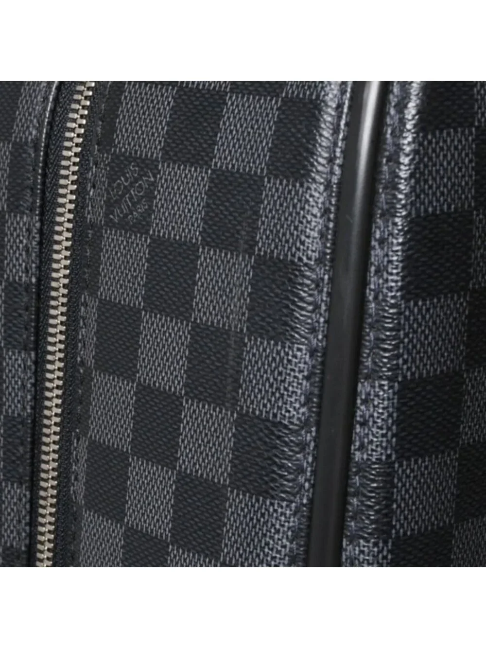 Louis Vuitton Suitcase Carry Case Carrie Damier Graphite Canvas Black Travel Bag